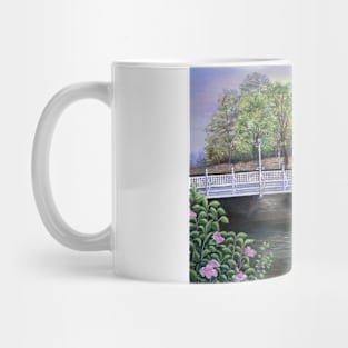 Tonbridge Castle by the River Medway Mug